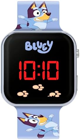 Bluey Boy's Digital Quartz Watch With Silicone Strap BLY4081