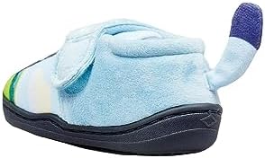 Bluey Boys Or Girls Unisex Kids Slippers With Hook & Loop Strap And 3D Tail Blue Size Infant 6-12