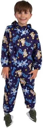 Bluey Boys Puddle Suit Bingo Boys Rain Suit All In One Raincoat Ages 18 Months To 8 Years