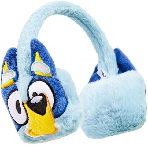 Bluey Girls Fluffy Earmuffs Winter Accessories Ear Warmers - Gifts for Kids