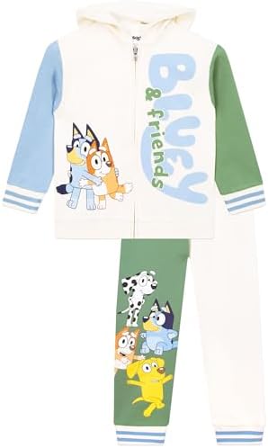 Bluey Tracksuit Boys Tracksuit Boys Joggers And Hoodie Clothing Set Ages 18 Months To 8 Years