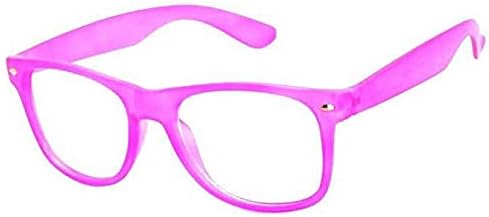 Boolavard Nerd Glasses – Fake Fashion Glasses for Kids – Non-Prescription Non-Polarized Fake Glasses – Costume Glasses for Halloween or Cosplay Age 4-12