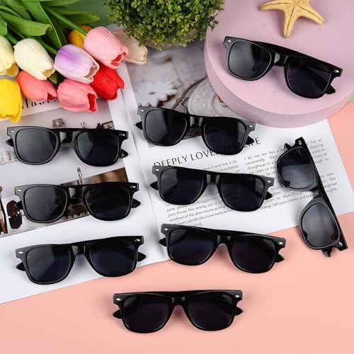 BOUBONI Kids Sunglasses Bulk Retro Party Favors For Wedding Beach Summer Pool Party Supplies Goodie Stuffers