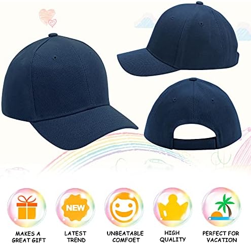 Boy Cap – Toddler Cap Kid Baseball Cap Sun Hat Cute Fashion Adjustable Sports Camp Spring Summer Autumn 3-6 Years