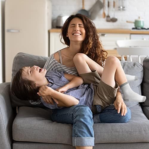 Boy Toddler Baby Crew Socks - 24 Pairs （1-14Years Old） Soft Breathable Socks For Toddlers Kids Boys Girls