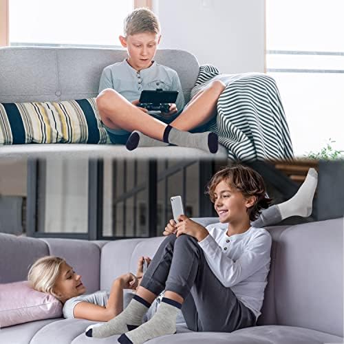 Boy Toddler Baby Crew Socks - 24 Pairs （1-14Years Old） Soft Breathable Socks For Toddlers Kids Boys Girls