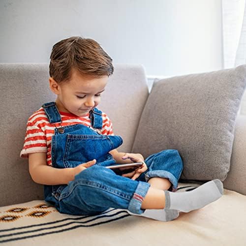 Boy Toddler Baby Crew Socks - 24 Pairs （1-14Years Old） Soft Breathable Socks For Toddlers Kids Boys Girls