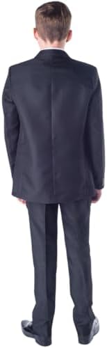 Boys 5 Piece Black Classic Suit Wedding Page Boy Outfit - 3-6m To 14 Years