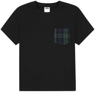 Boys Blue Green Check Woven Long Cotton Pyjama Set PJs For Kids