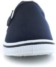 Boys Canvas Slip-On Shoes – Casual Boat Deck Plimsolls Espadrilles And Pumps- Unisex Kids Canvas School & Gym Trainers (Sizes 4-12)
