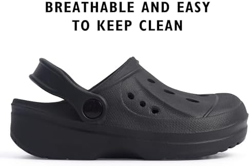 Boys Clogs Unisex Kids Sandals Slippers Slip On Mules Garden Pool Beach Leisure Children