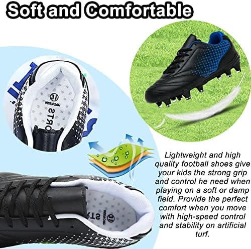 Boys Football Boots Kids Football Shoes Cleats Boys Girls Trainers FG/AG Athletics Training Sport Running Shoes