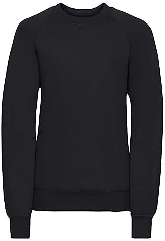 Boys Girls Unisex School Crew Neck Jumper Round Neck Fleece Sweatshirt Uniform Ages 3-16 Years
