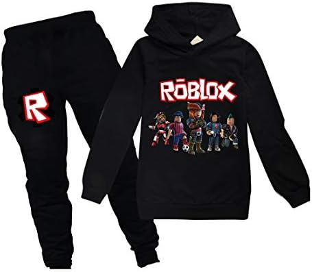 Boys Hoodies Girls Kids Outfits Cartoon Characters Pullover Cotton Sweatshirt Trousers Clothes Sets