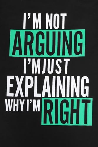 Boys I'm Not Arguing I'm Just Explaining Why I'm Right Short Cotton Pyjamas