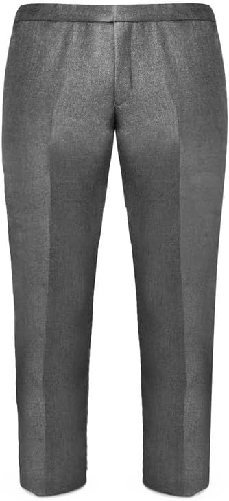 Boys/Kids Adjustable Sturdy FIT/Generous FIT/Plus Size School Trousers With Belt Loop And Adjustable Button School Uniform