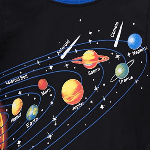 Boys Pyjamas Sets Solar System Space Pyjamas Cotton Long Sleeve Christmas Pjs 2 Piece Outfit Pajamas For Kids Clothes 2-11 Years