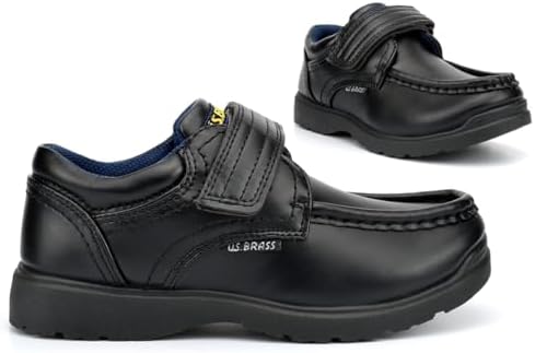 Boys School Shoes Size 4 Boys Touch Fasten School Shoe Size 5 Touch Fasten Shoes Black Shoe Sizes 8 Child-6 Junior Black
