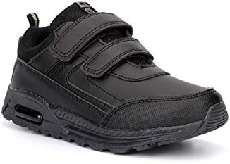 Boys School Trainers Boys School Shoes Boys Shoes Boys Trainers Boys Touch Fasten School Shoes Boys Lightweight School Shoes Black
