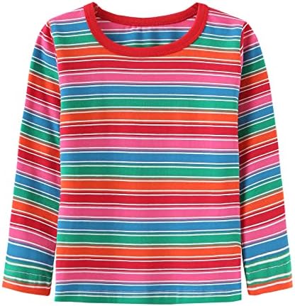 Boys Short Sleeve T Shirts Kids Striped Tee Shirts Boys Girls Tshirt Top Age 1-10 Years