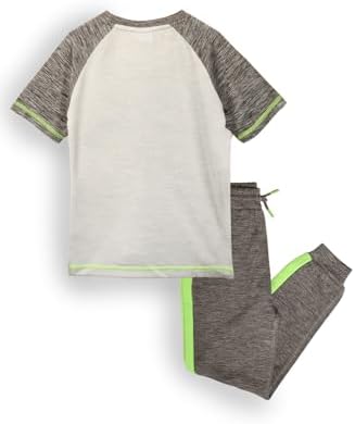 Boys Sonic Speedster Loungewear Set – Athletic-Inspired T-Shirt And Shorts Combo Comfortable Casual Wear For Active Kids (Ages 4-12)