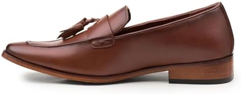 Boys Tan Tassel Loafer Boys Brown Shoes Infant 12 - UK 08