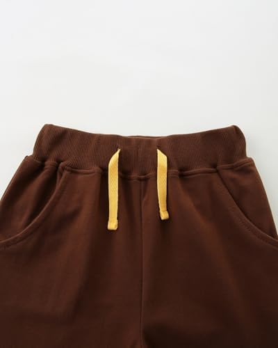 Boys Trousers Cotton School Sweatpants Dinosaur Lion Space Shark Plain Jogging Kids Casual Sports Bottoms With Pockets Age 1-7 Years