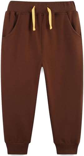 Boys Trousers Cotton School Sweatpants Dinosaur Lion Space Shark Plain Jogging Kids Casual Sports Bottoms with Pockets Age 1-7 Years