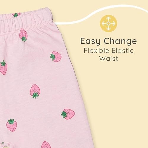 Bramble & Bear (3-Pack) Soft Leggings For Babies & Toddlers - Gentle Unisex Baby Leggings For 0-3 Years - Organic Cotton With Elastic Waist - Cosy Cute Comfortable