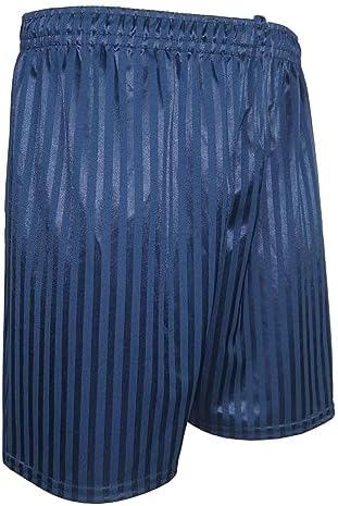 BRAND KRUZE Unisex Kids School PE Shorts Uniform Boys Girls Gym Football Sports Stripe Shorts Pull Up Adjustable Drawstring 3-13 Years