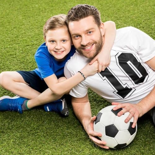 Bsoepnr Football Gifts For Boys Football Bracelet For Son Grandson Brother Nephew Him Friend Boyfriend Teenage Boys Leather Bracelet Gifts For Birthday Christmas Graduation Valentines