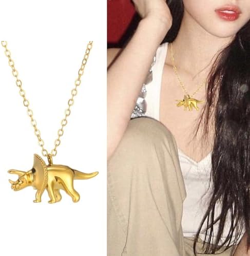 Btgghytr Stylish Dinosaur Pendant Necklace Wildlife Pendant Jewelry Cool Children Accessories Chain Necklace For Boys