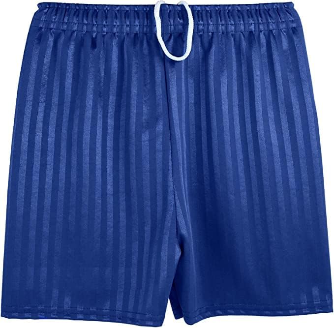 Candid Styles® Shadow Stripe School PE Shorts Kids Boys Girls Summer Gym Sports Football Games Cycling Shorts