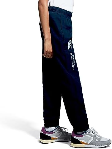 Canterbury Junior Boys Cuffed Stadium Pant Tracksuit/Jogging Bottoms Lounge Pants Durability And Comfort Extra Warm Cuffed Hem Track Pants