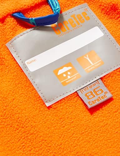 CareTec Boy's Rain Suit-Pu W. Fleece Raincoat And Kids Waterproof Trousers