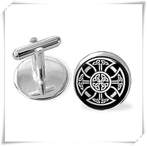 Celtic Eternal Knot Cufflinks Gift For Him Irish Cufflinks Cuff Links Eltic Cross Groomsmen Gift