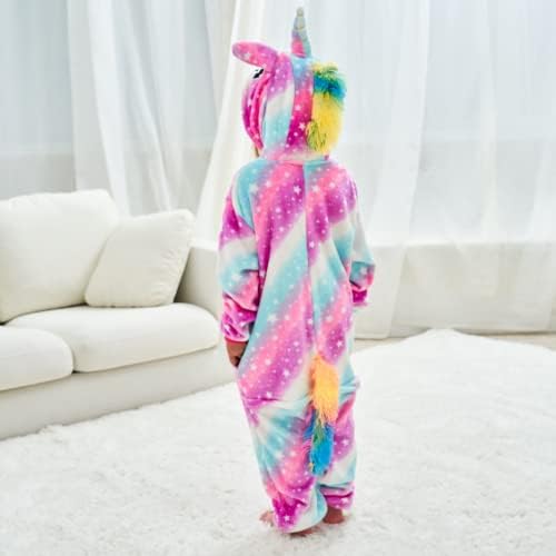 Ceruwum Girls Unicorn Sleepsuit Kids Unicorn Onesie Pyjamas