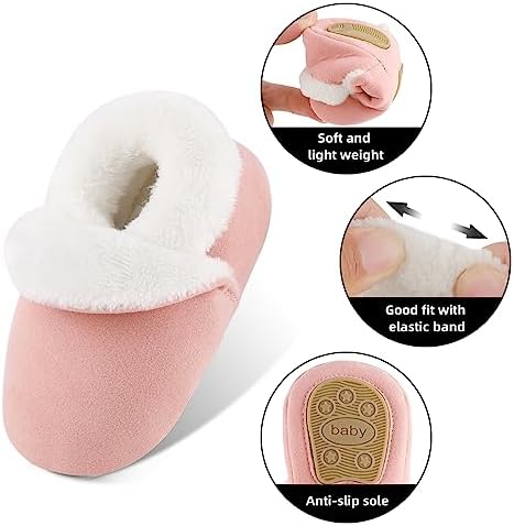 Cheerful Mario Baby Boys Girls Winter Shoes Home Slippers First Walking Shoes Pram Shoes