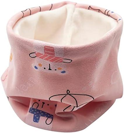 CHEERYMAGIC Kids Neck Scarves Cotton Warm Multi Use Neck Warmer Autumn Winter Neck Scarf Thermal Windproof Loop Neckerchief for Toddler Boys Girls A3ETJRWB