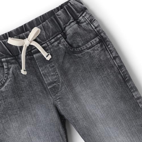 Chopper Club Boys Jeans - Stretchable Pull On Denim With Drawstrings And Round Elastic Slim Fit