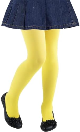 CHUNG Girls Tights Footed 60D Multiple Color Kids Pantyhose School Stage Play Party Costumes 1-13Y