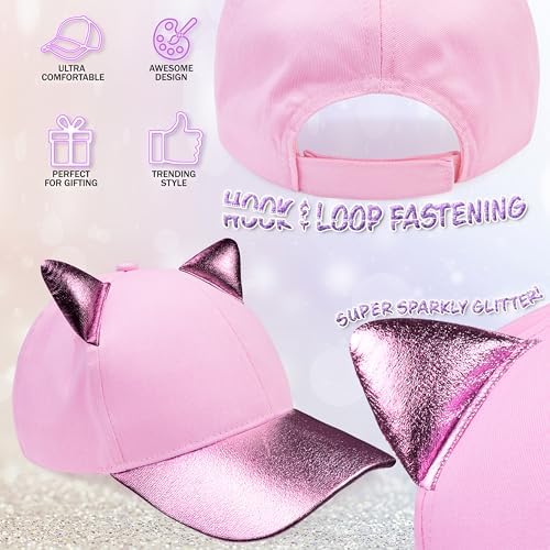 CityComfort Sunglasses Baseball Cap Girls Accessories Set Summer Lightweight Sun Hat 100% UV Kids Sunglasses Holiday