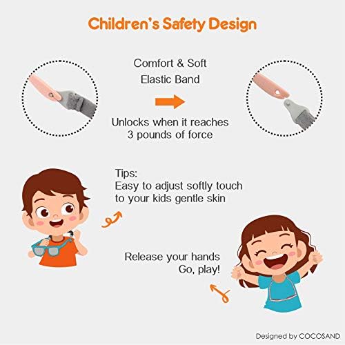 COCOSAND Baby Toddler Sunglasses With Strap Polarized Flexible Square Frame For Kids Girls Boys 2-6 Years Old