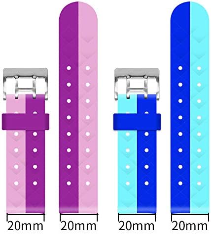 Coholl Kids Watch Replacement Bands Compatible With Kids Silicone Watch Strap 20mm