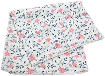 Colourful Baby World Kids Boys Girls Cotton Multi Use Neck Warmer Scarf Hat Bandana (White Flowers)