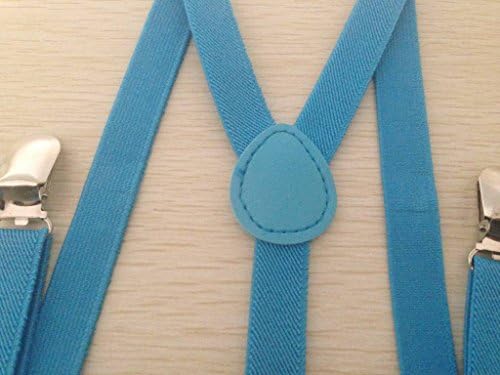 COMVIP Kids Adjustable Strap Solid Metal Clip Y-Back Braces Suspenders