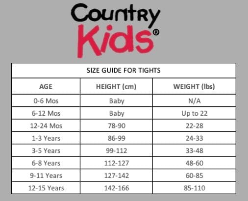 Country Kids Girls Luxury Cotton Tights