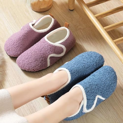Cozozn Boys Girls Slippers Kids House Slippers Booties Indoor Shoes Easy Fasten Non Slip Sole