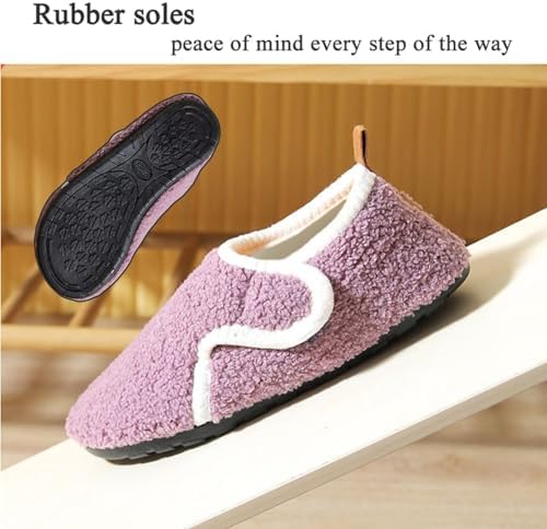 Cozozn Boys Girls Slippers Kids House Slippers Booties Indoor Shoes Easy Fasten Non Slip Sole