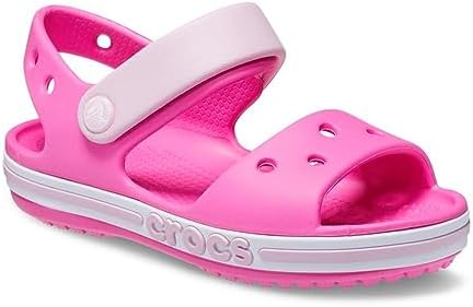 Crocs Bayaband Sandal K Electric Pink J2 UK